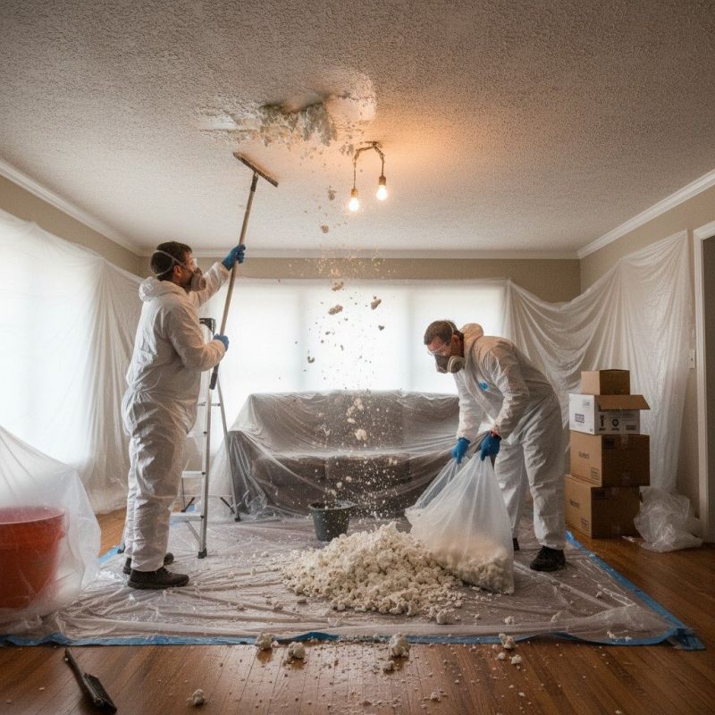 Popcorn Ceiling Repair detail