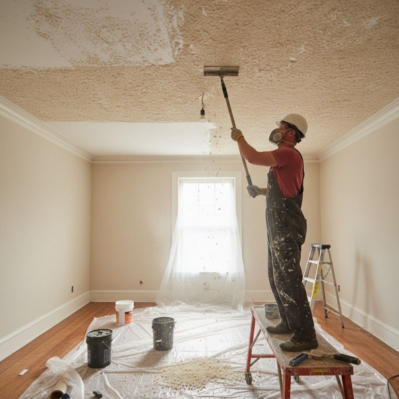 Popcorn Ceiling Removal